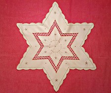 VINTAGE CHRISTMAS STAR REVEILLE LAME GOLD CUT...