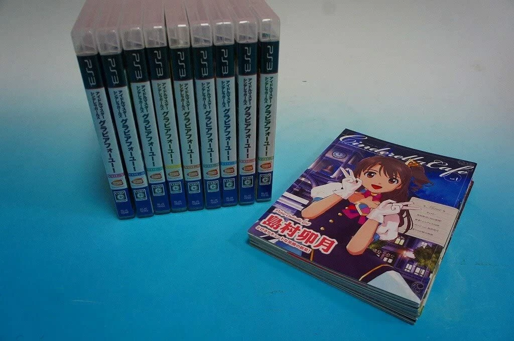 PS3 THE IDOLM @ STER CINDERELLA GIRLS G4U! VOL.1-9 Set with