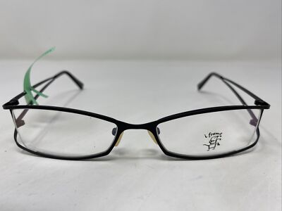 I-Frame M208 COL.90 52-17-140 Black Metal Full Rim Eyeglasses Frame G808