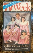 TV Week Million Dollar Babies 1994 Cover and Article Dionne Quints