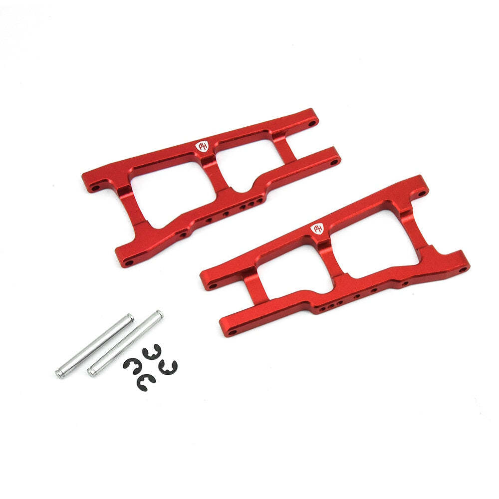 Powerhobby Red Aluminum Rear Suspension Arms for Traxxas Slash 4WD 4X4