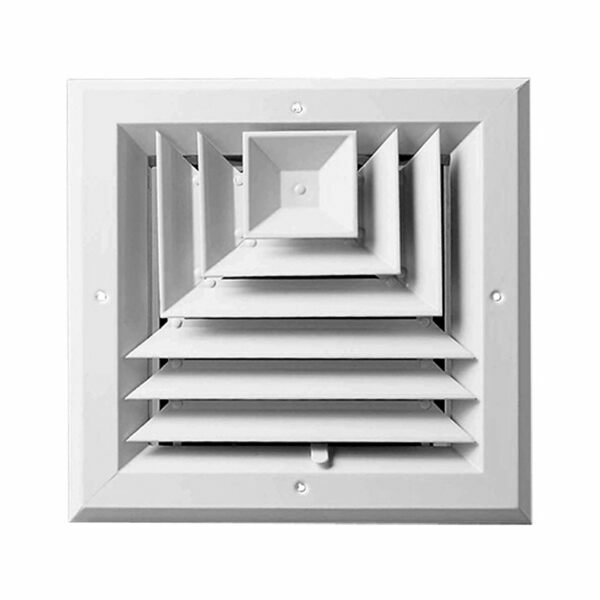 Proselect Psa3w1010 Aluminum 3 Way Ceiling Diffuser In White 10