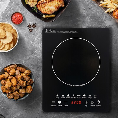 #ad 1800W Portable Kitchen Countertop Induction Cooktop Burner Electric Hot Stove $46.45