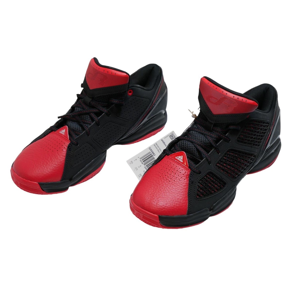 シューズ(男性用) Adizero D Rose1 Restomod NEW ADIDAS ADIZERO RESTOMOD D ROSE 1.5 LOW BLACK RED GX6882 MENS