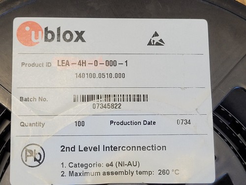u-Blox LEA-4H LEA-4H-0-000-1 GPS-Empfängermodul - Bild 2 von 2