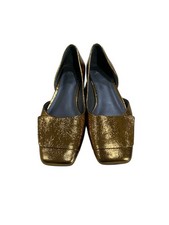 Preowned Franco Sarto Women  s Tracy Square Tiene Ballet Flats Size 7.5