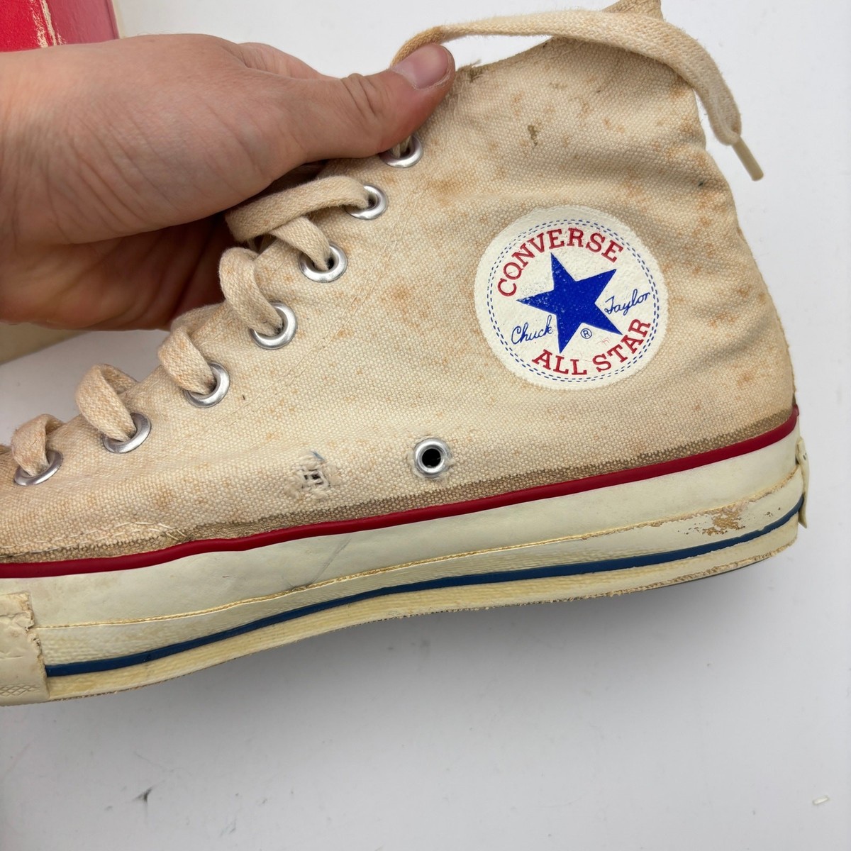 Vintage 80s Converse Chuck Taylor All Star High Sneakers Men's 8.5