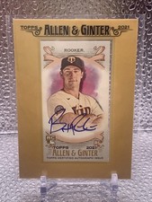 2021 Topps Allen & Ginter's Framed Mini Brent Rooker #FMA-BR Auto sd0
