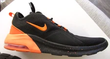 Nike Mens Air Max Motion 2 CW3831-001 Black/Orange Running Shoes Sneakers Sz 12
