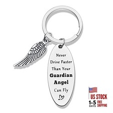 Drive Safe Gifts for Women Men Trucker Dad Gifts Keychian for Men Silver