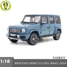 1/18 Mercedes-Benz G CLASS N465 2024 Norev 183034 Vintage Blue Diecast Model Car