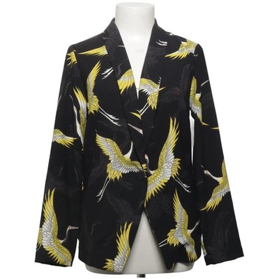 Lindex, Blazer, Größe: XS, Schwarz/Gelb/Mehrfarbig, Polyester, Sonstiges #ZCr