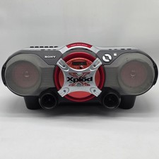 Sony Xplod Boombox CFD-G505 Mega Bass AM FM Radio CD Cassette Player - Tested
