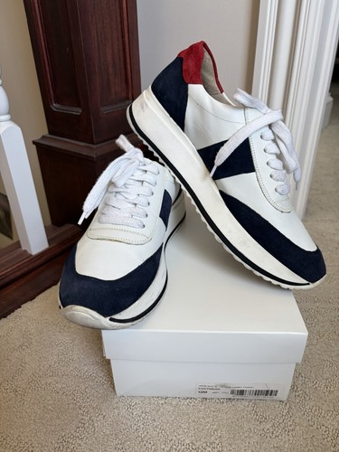 USED Women’s Boden Platform Leather Sneakers- Size 42