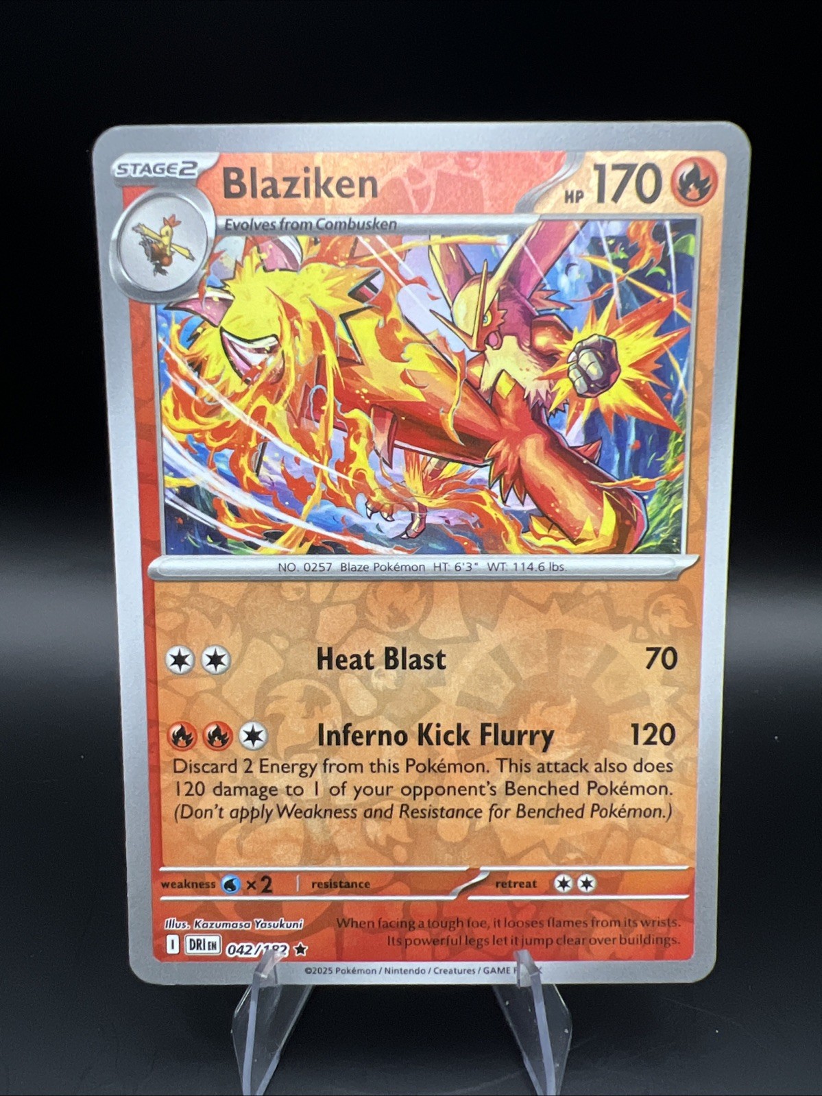 Blaziken 042/182 Sv10: Destined Rivals Reverse Holo - NM