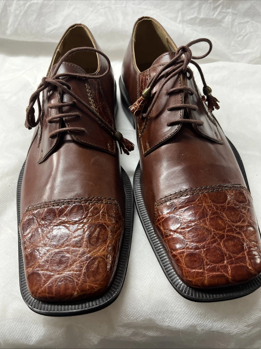steve harvey brown dress shoes Shoe Size 7.5 Steve Harvey Brown Leather Dress Shoes