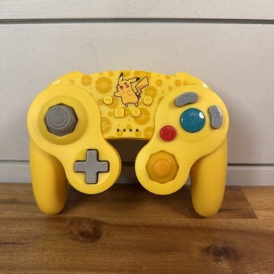 Nintendo GameCube Style Pokémon Pikachu Switch Controller Wireless PowerA TESTED