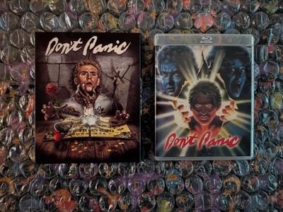 Don't Panic (Blu-ray, 1988) + Variant Slipcover Vinegar Syndrome