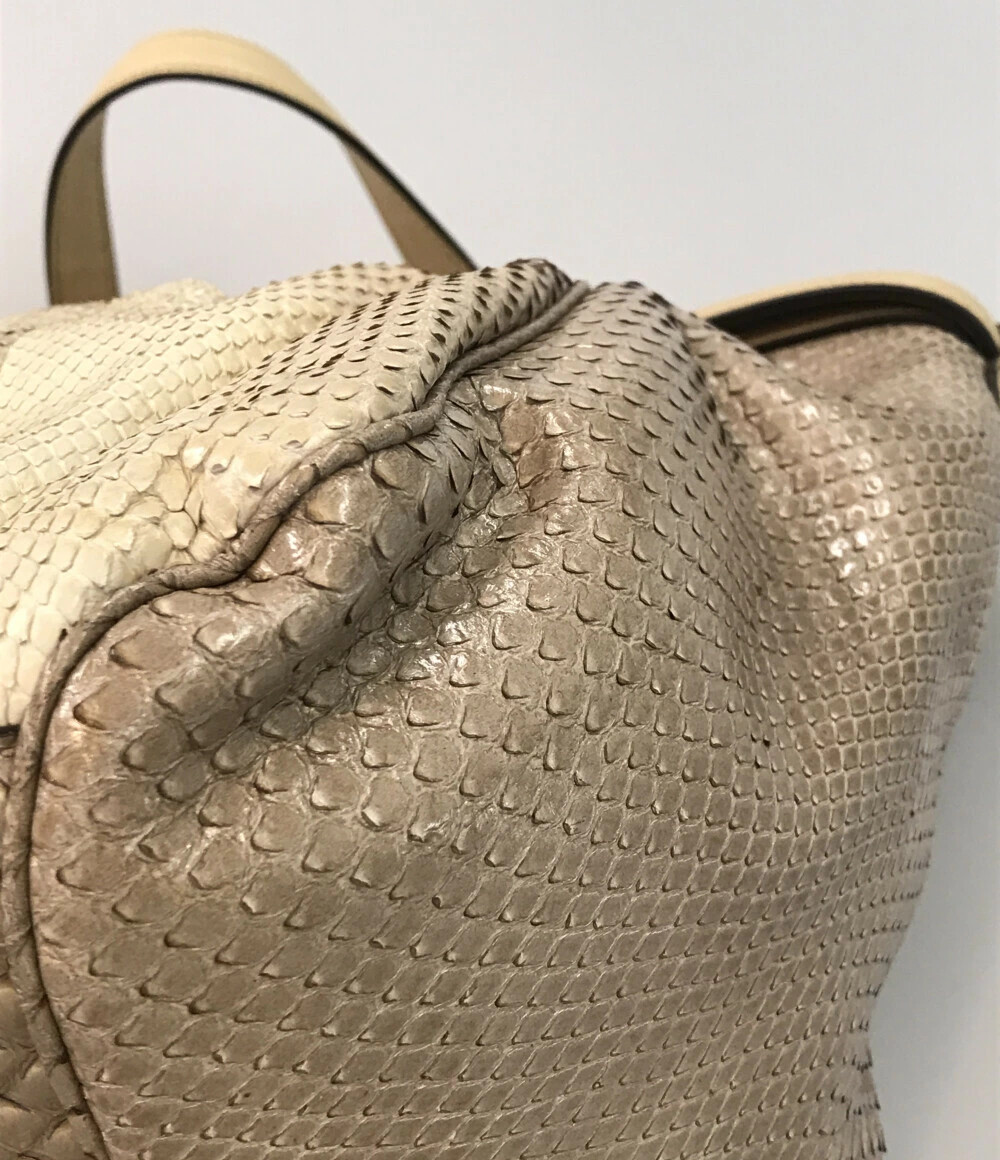 Gucci Bamboo Python Handbag - image 8