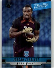 2019 Panini Prestige Jordan Scarlett Xtra Points Green Rookie #225 RC Panthers