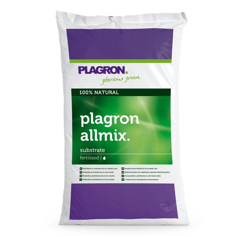 Plagron Allmix 50L - vorgedüngte Bio Erde Pflanzensubstrat (0,28 EUR/l)