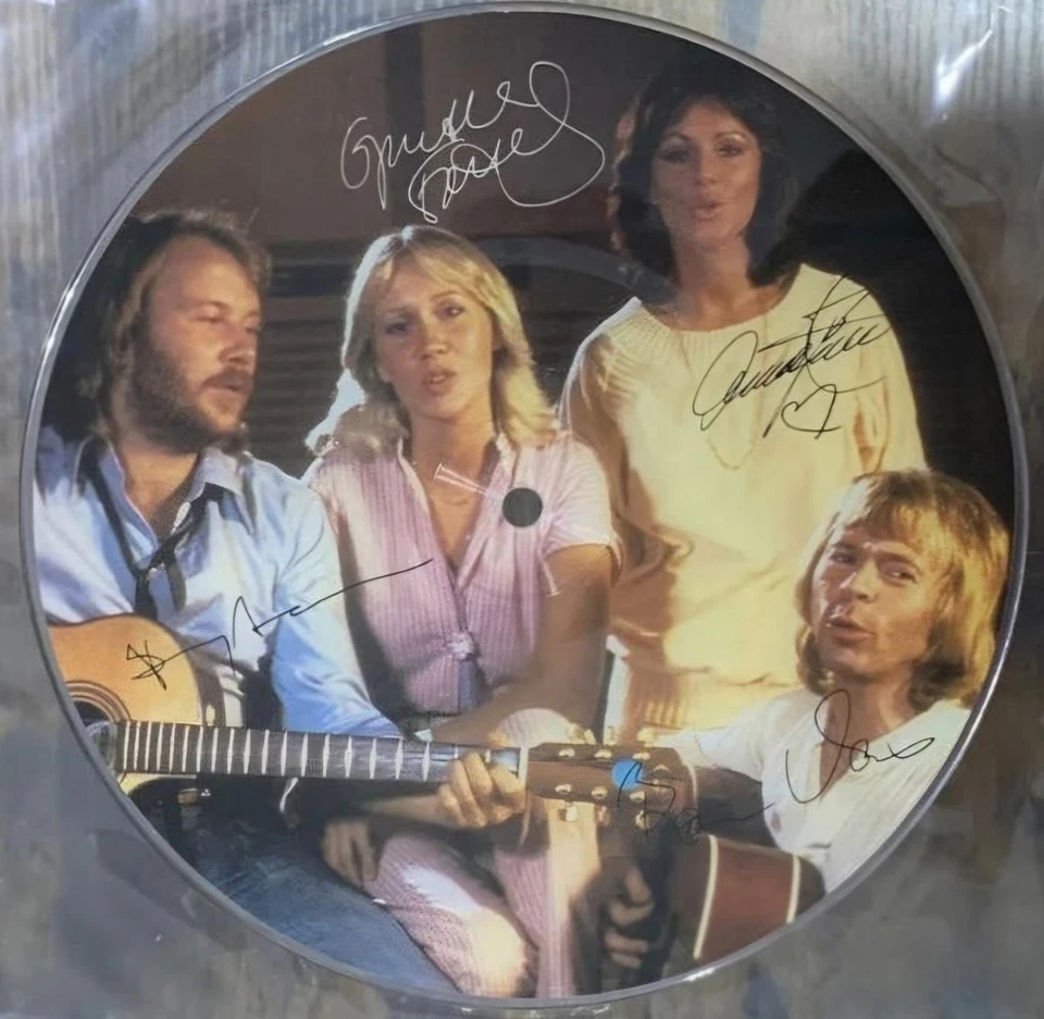 ABBA COCA COLA 7" PICTURE SINGLE PROMO & SLEEVE "SLIPPING THROUGH MY FINGERS" - Bild 3 von 4