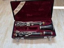 YAMAHA YCL-450 Clarinet Grenadilla New Pads Used with Hard Case