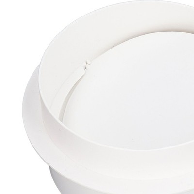 Backdraft Damper 6in Draft Blocker 1 Way Airflow Stopper ABS Duct Connector AK