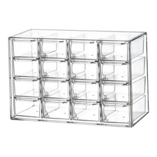 Mini Clear Drawer Organizer Desktop Storage Box Versatile Supplies Lightweight