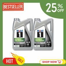 (2 pack) Mobil 1 Advanced Fuel Economy Full Synthetic Motor Oil 0W-20, 5 Quart 47.99 per gallon