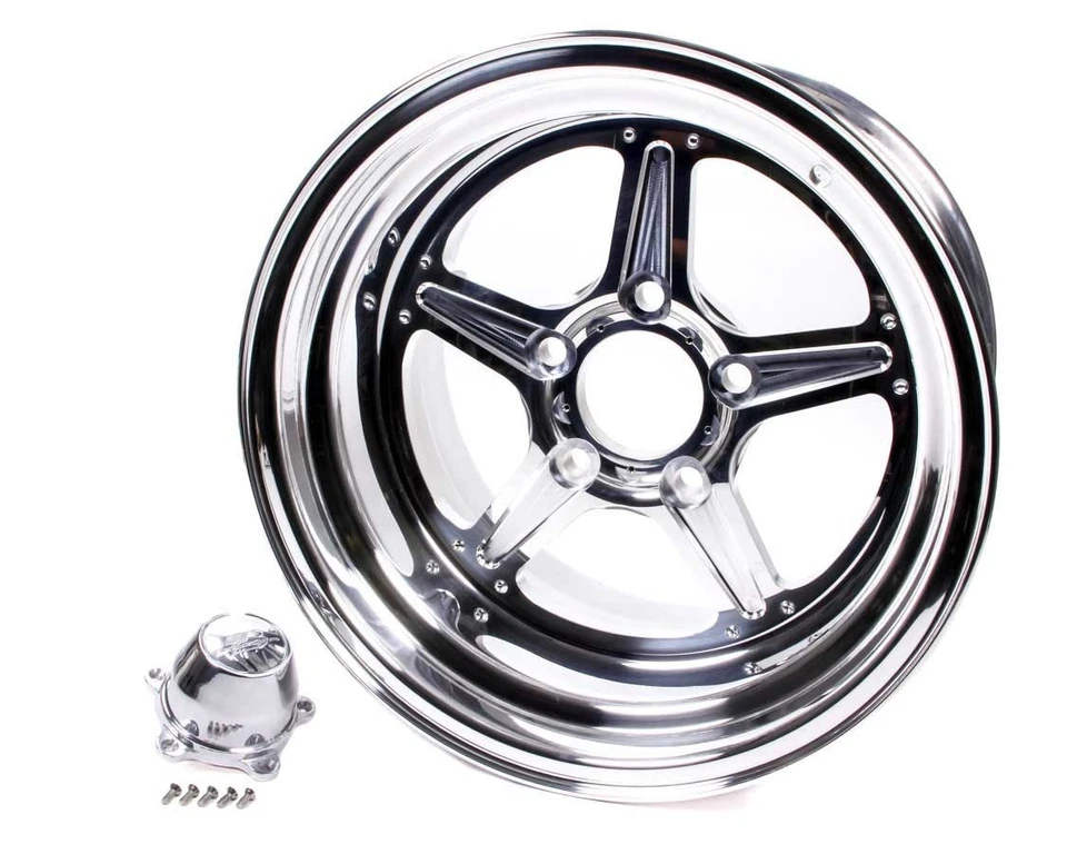 Billet Specialties BSPRS035126155N Aluminum 15 in Wheel Rim 5x4.75 15x12  - Image 3 of 4