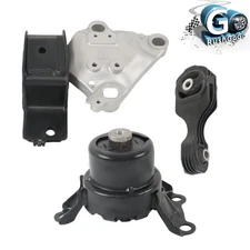 3PCS Engine Motor Mounts & Auto Trans Mount For Honda City Fit 2014-2020 L4 1.5L