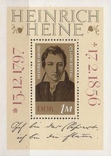 1972 The 175th Anniversary of the Birth of Heinrich Heine. Poet