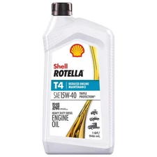 Shell Rotella 15W-40 Diesel Heavy Duty Engine Oil 1 qt 1 pk (Pack of 12)