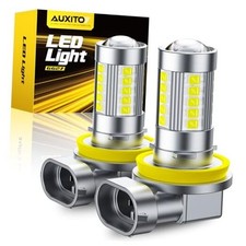 Upgraded H11/H8 LED Fog Light Bulbs, 6500K 1:1 Mini Size H11/H8/H16 Cool White