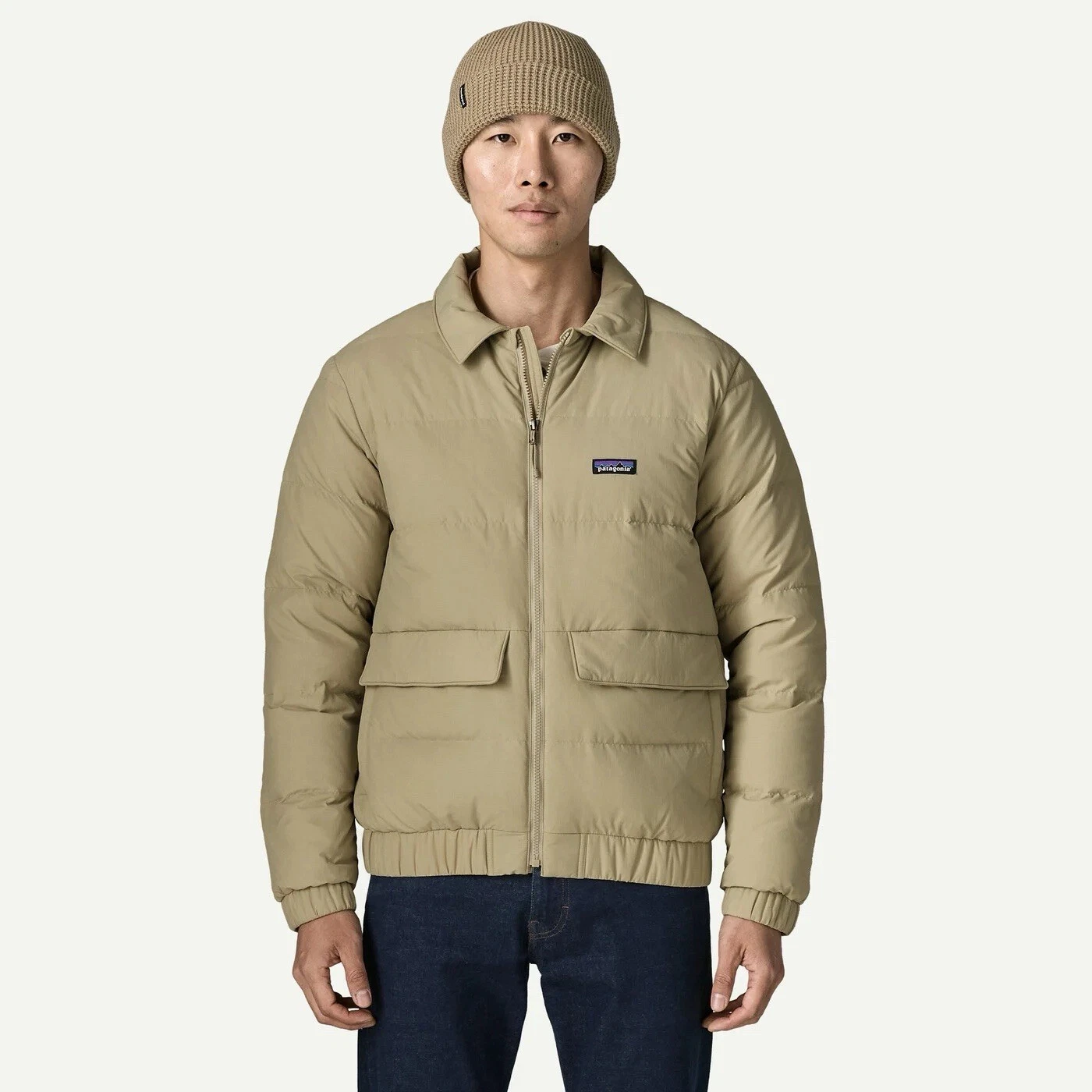 NWT Patagonia Sisar Down Jacket Men's Medium Weathered Stone Color $319 FA26 image 2