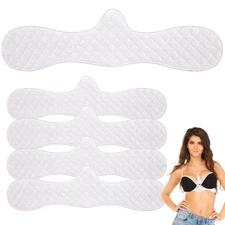 4 PCS Reusable Cotton Bra Liners Absorbent Pad for Under Breast Sweat Soft