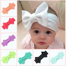 16 Colors Newborn Headband Elastic Baby Qute Hair Band Girls Bow-knot - G
