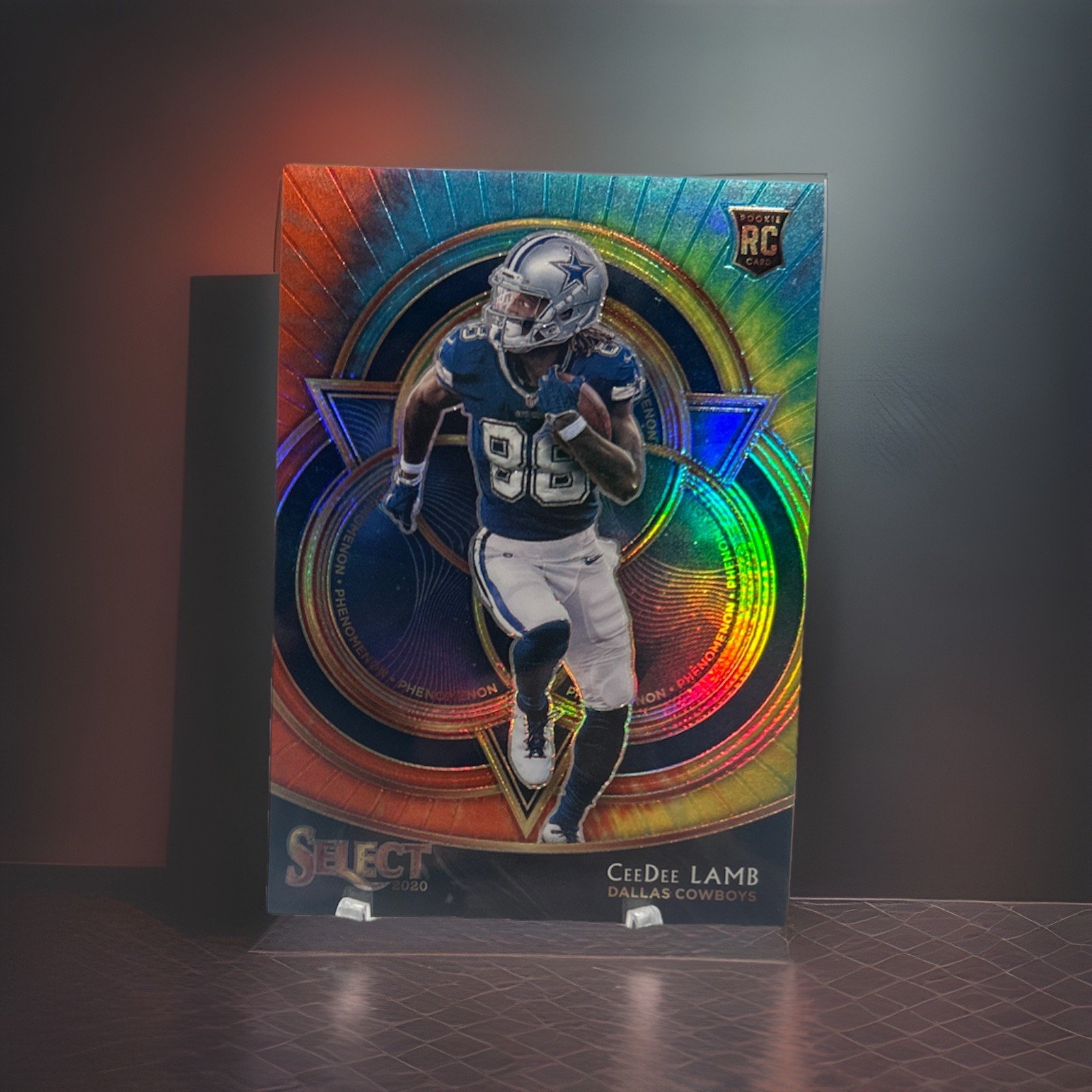 2020 Panini Select - Phenomenon CeeDee Lamb #P24 (RC) Tie Dye /25 Cowboys
