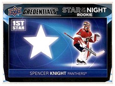 2021-22 Upper Deck Credentials Stars of the Night - First Star Rookies Spencer