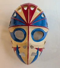 Vintage 1970s MYLEC Adult Goalie Hockey Mask No Backplate, Jason Friday The 13th