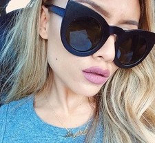 Big Pilot XXL "Foxes" OVERSIZED Metal Gradient Women Sunglasses Shadz  