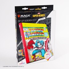 Álbum: Magic The Gathering 18 bolsillos cremallera - Marvel Super Heroes - Capitán América/Black Panther