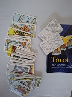 Einsteiger f. Anfäng Tarot im Set Waite Karten Buch esoterische Beig. Rituale