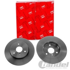 2X TRW BREMSSCHEIBEN 280mm VOLL VORNE PASSEND FÜR SMART CABRIO CITY-COUPE