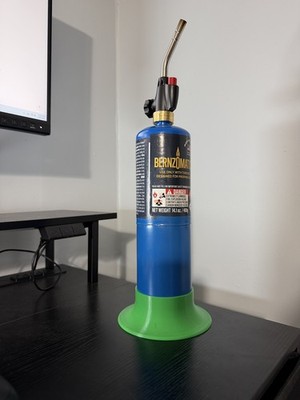 Custom 3D-Printed Propane Torch Base for Bernzomatic Tanks