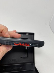 Sega Genesis Super Thunder Blade 1989 Complete in Box with Manual - Tested Works