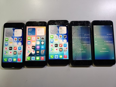 #ad 5 Lot Apple iPhone SE 3rd Gen A2595 64GB Unlocked Clean IMEI Parts Repair $333.33