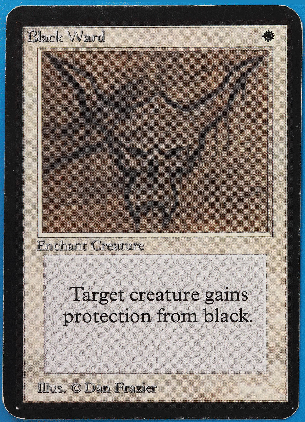 Black Ward Alpha PLD White Uncommon MAGIC GATHERING CARD (ID# 505198) ABUGames