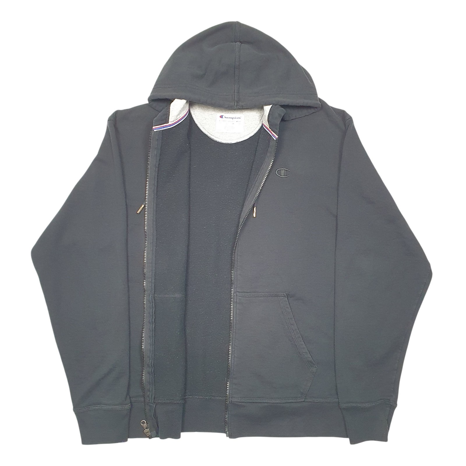 CHAMPION Full Zip Hoodie Jumper Sweatshirt Mens L image 2